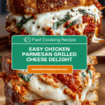 Lazy Chicken Parmesan Grilled Cheese Recipe