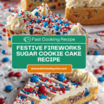 Fireworks Sugar Cookie Cake Recipe
