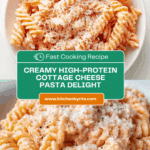 Creamy Cottage Cheese Pasta (Gluten Free, High Protein) Recipe