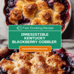 Homemade Kentucky Blackberry Cobbler Recipe