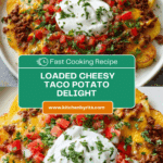 Cheesy Taco Potatoes Recipe