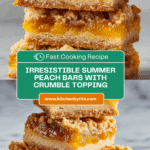Heavenly Summer Peach Bars Recipe