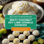Coconut Key Lime Crinkle Cookies Recipe