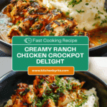 Easy Ranch Chicken Crockpot Recipe for Busy Nights Recipe