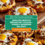English Muffin Breakfast Pizza Recipe