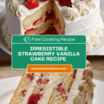 Strawberry Vanilla Cake Recipe