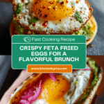 Crispy Feta Fried Eggs (Viral Recipe) Recipe