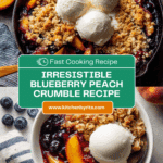 Blueberry Peach Crumble Recipe