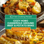 Hobo Casserole Rustic Ground Beef and Potato Bake Recipe