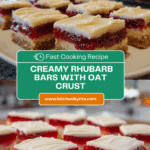 Rhubarb Bars with Cream Cheese Recipe