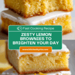 Easy Lemon Brownies Recipe
