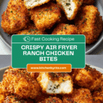 Air Fryer Ranch-Crusted Chicken Bites Recipe
