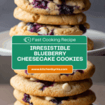 BLUEBERRY CHEESECAKE COOKIES Recipe