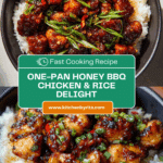 One-Pan Bold Honey BBQ Chicken Rice Recipe