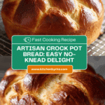 Artisan Crock Pot Bread – Effortless Homemade Perfection! Recipe