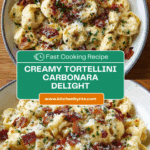 Creamy Tortellini Carbonara Recipe