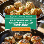 Crispy Pan-Fried Dumplings: A Homemade Delight Recipe