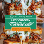 Lazy Chicken Parmesan Grilled Cheese Recipe