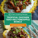 Chicken Teriyaki Pineapple Bowls Recipe