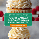 Vanilla Cupcakes – stays moist 4 days!! Recipe