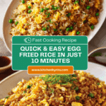 10-Minute Easy Egg Fried Rice (Only 6 Ingredients!) Recipe