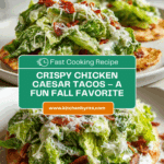 Smash Chicken Caesar Tacos Recipe