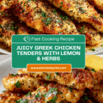 Greek Chicken Tenders Recipe