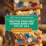 4th of July Cake-Mix Cookie Bars Recipe