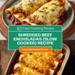 Shredded Beef Enchiladas (Slow Cooker) Recipe