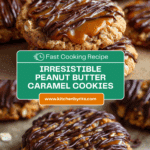 Peanut Butter Chocolate Caramel Cookies Recipe