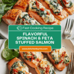 Stuffed Salmon With Spinach & Feta Recipe