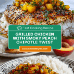 Grilled Chicken with Peach Chipotle Sauce Recipe
