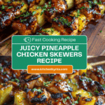 Pineapple Chicken Skewers Recipe
