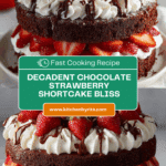 Easy Chocolate Strawberry Shortcake Recipe