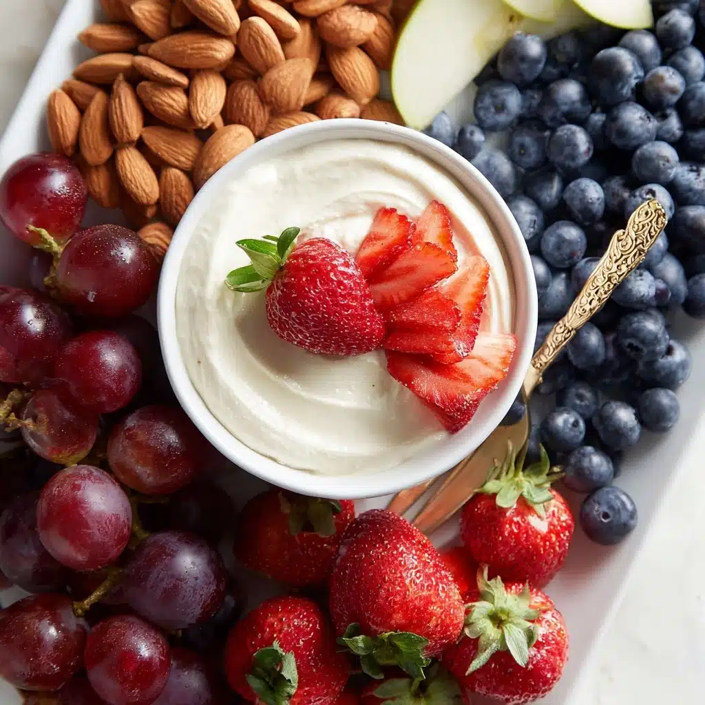 Marshmallow Cream Cheese Fruit Dip Recipe - Recipe Image