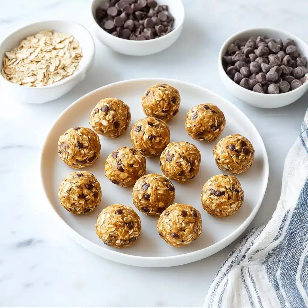Oatmeal Peanut Butter Energy Bites Recipe - Recipe Image