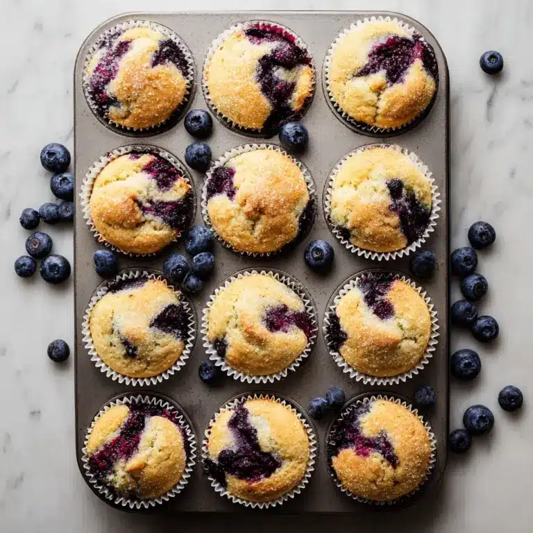 Homemade Blueberry Protein Muffins Recipe