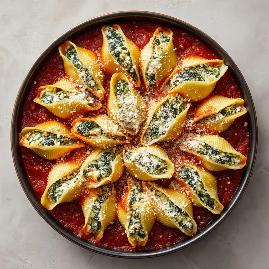 Spinach and Ricotta Stuffed Shells Recipe - Recipe Image