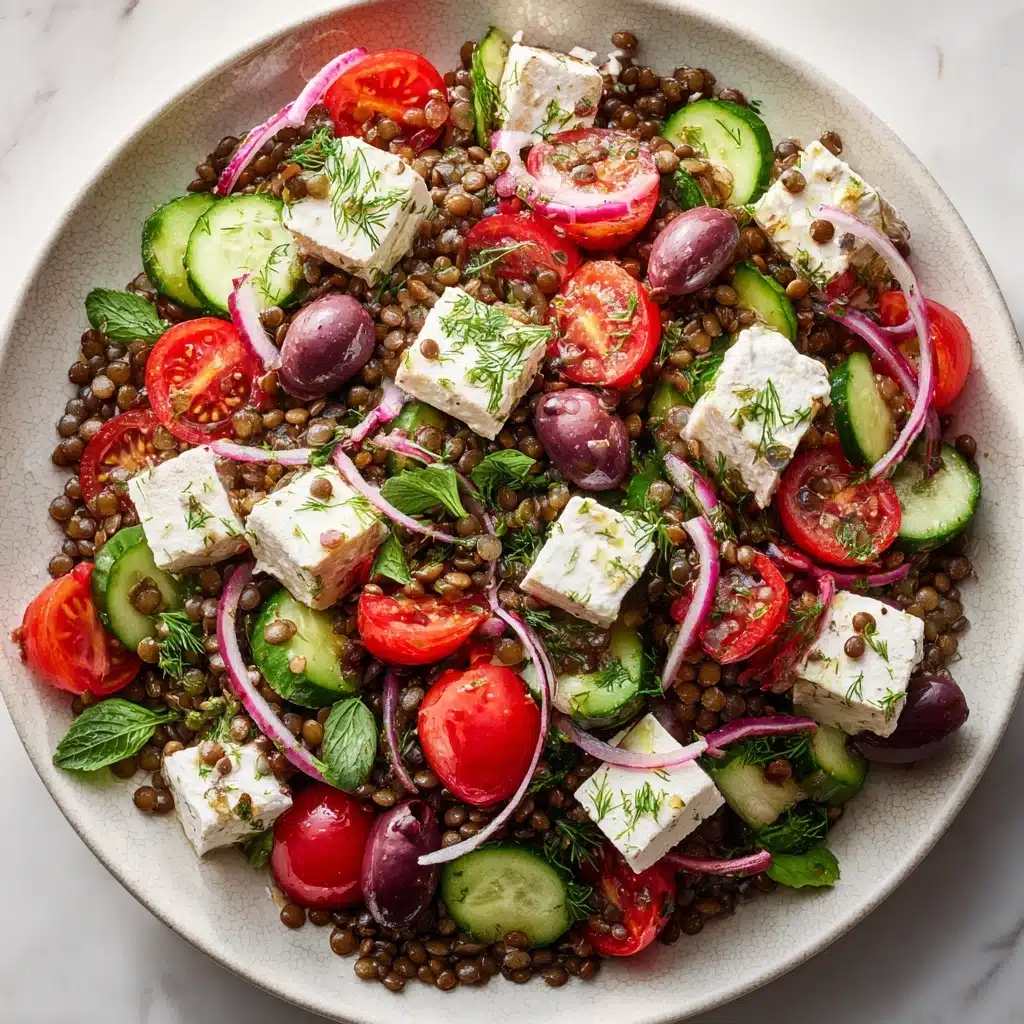 Healthy Benefits of Mediterranean Lentil Salad Recipe - Recipe Image