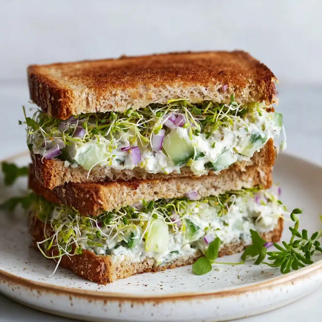Easy Cucumber Salad Sandwiches Recipe