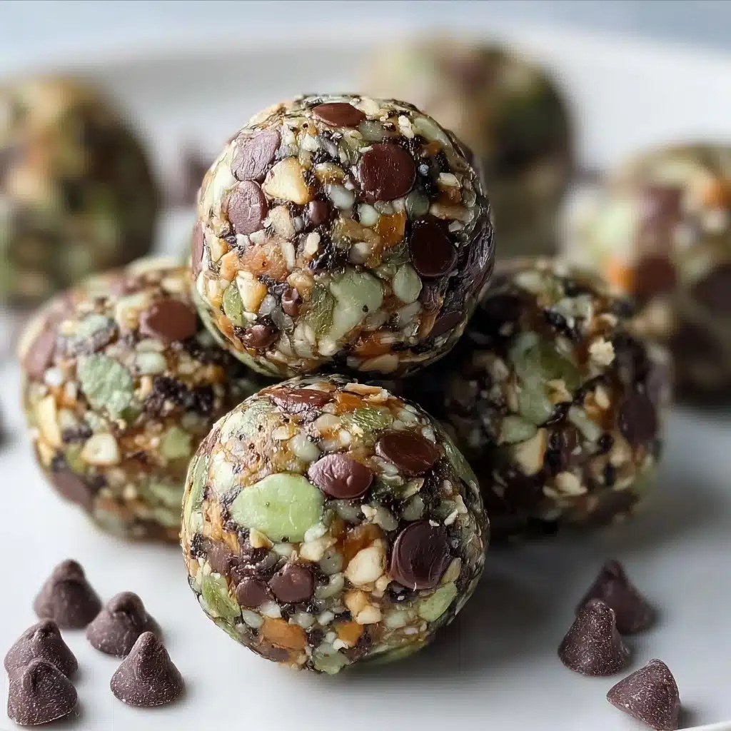 Mint Chocolate Chip Protein Balls Recipe - Recipe Image