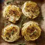 Oven Roasted Garlic Cabbage Steaks Recipe