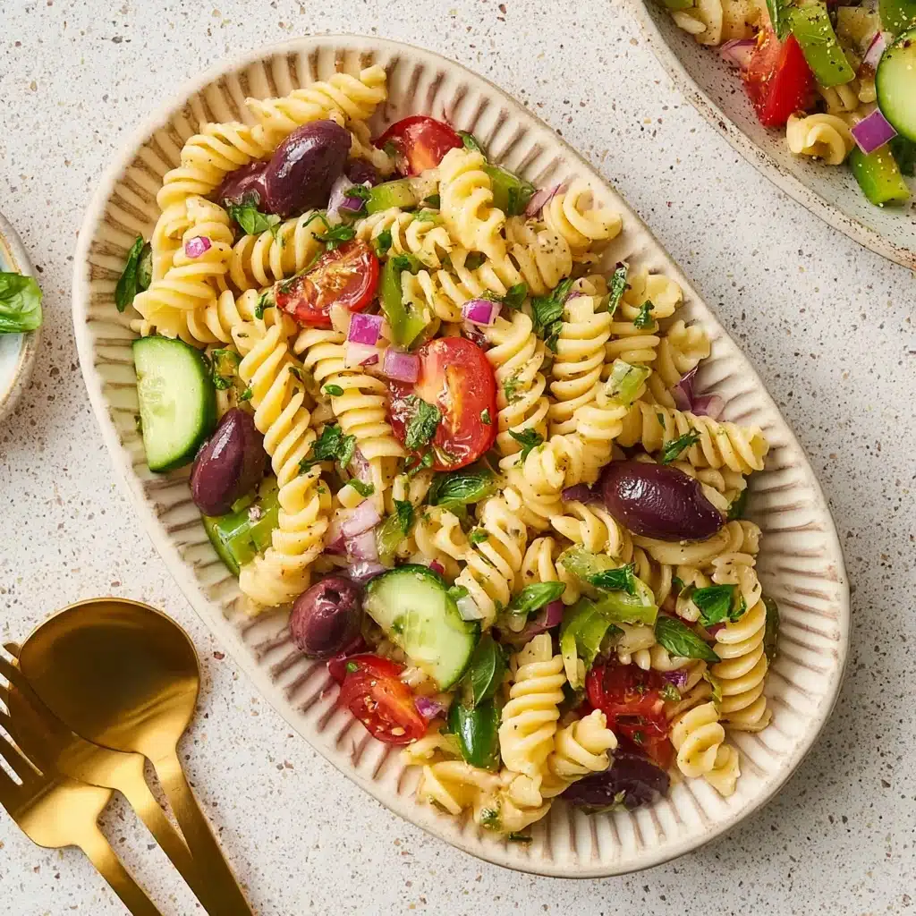 Super-Easy Vegan Pasta Salad Recipe - Recipe Image