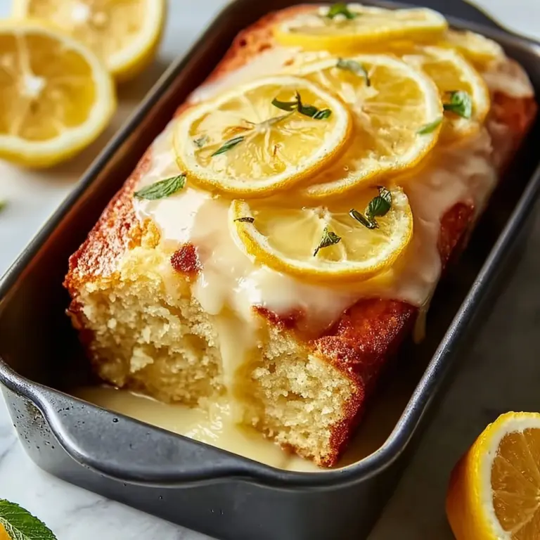 Lemon Cream Cheese Bread with Citrus Glaze Recipe