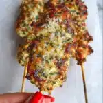 Garlic Parmesan Chicken Skewers Recipe