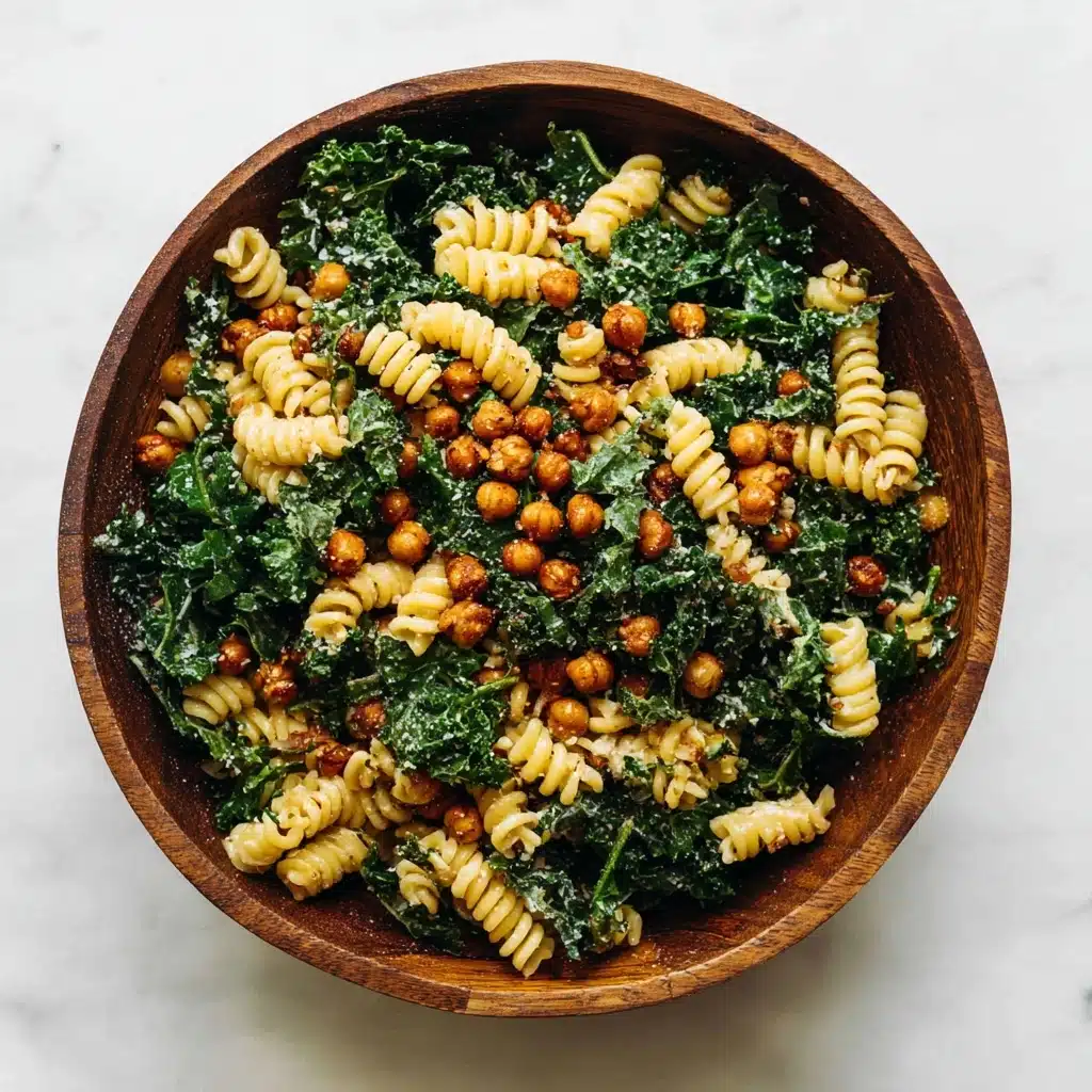 Kale Caesar Pasta Salad Recipe - Recipe Image