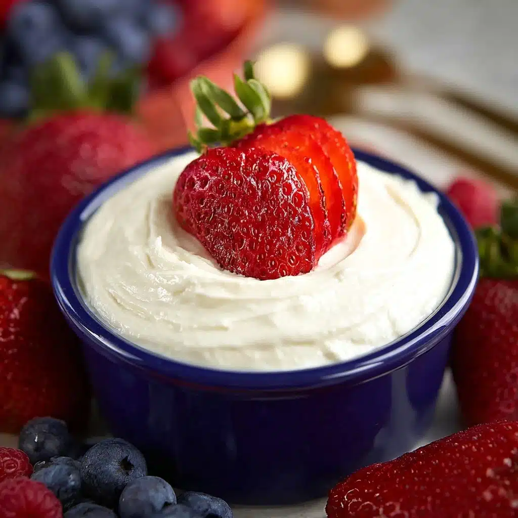Marshmallow Cream Cheese Fruit Dip Recipe - Recipe Image