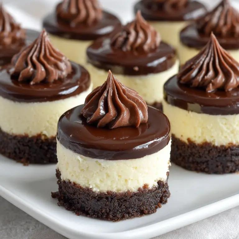 Mini Chocolate Cheesecake Bites Recipe