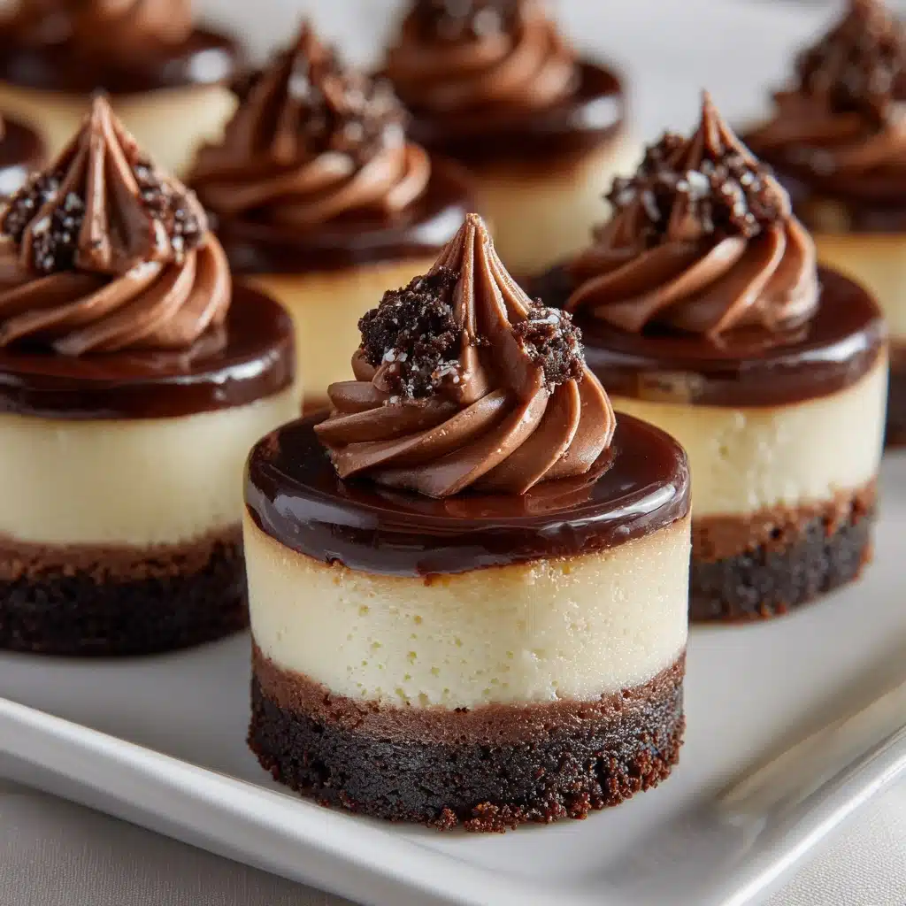 Mini Chocolate Cheesecake Bites Recipe - Recipe Image