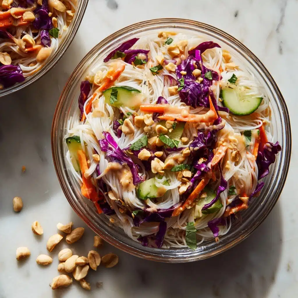 Spring Roll Salad with Peanut Sauce Recipe - Recipe Image